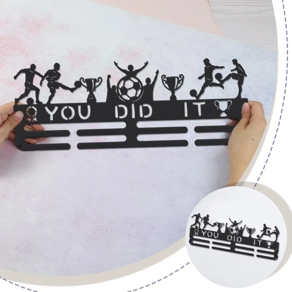 Вешалка для футбольных медалей демонстрация стеллаж выставки товаров настенное