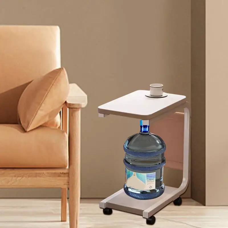 Простой передвижной приставной столик для дивана гостиной спальни C-образный