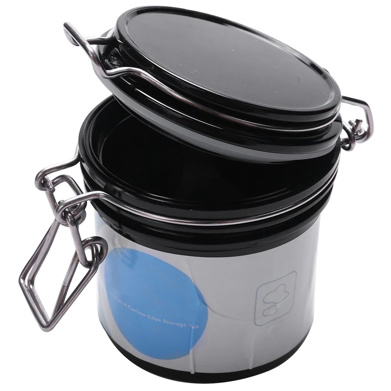 

New Eyelash Glue Storage Tank Container Activated Carbon Storage Sealed Storage Jar For Eyelash Extension Makeup Tools
