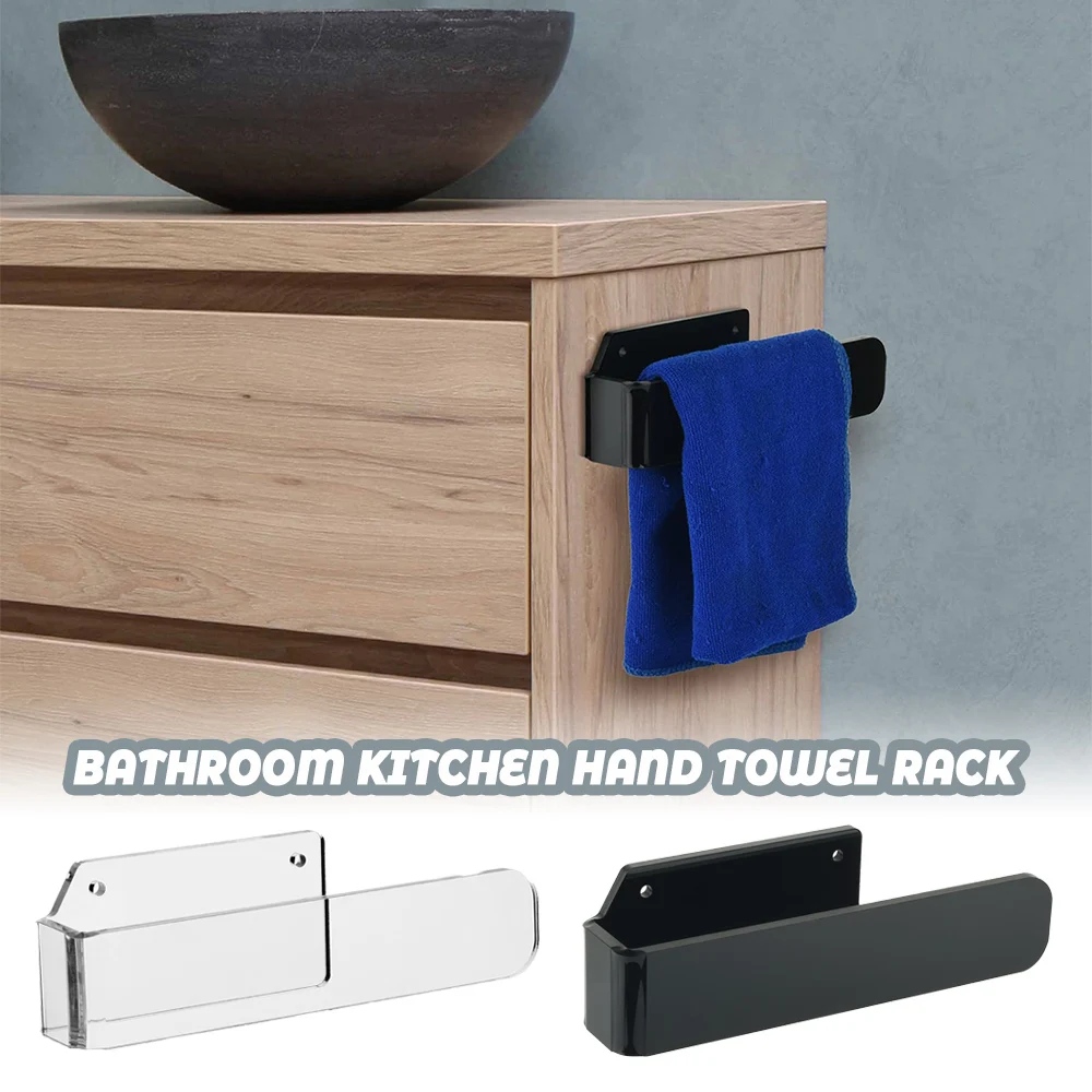 

Towel Bar Wall-mounted Bathroom Towel Organizer Storage Rack Does Not Take Up Space Acrylic Towels Rack for Bathroom Accessories