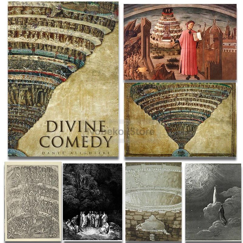 Ретро постер Данте Богомория