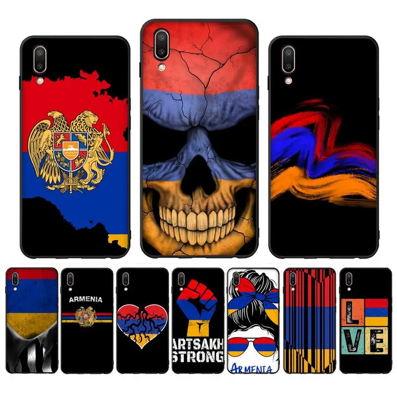 

Armenia Armenian Flag Phone Case Case For Oppo Reno Realme C3 6Pro Cover For vivo Y91C Y17 Y19