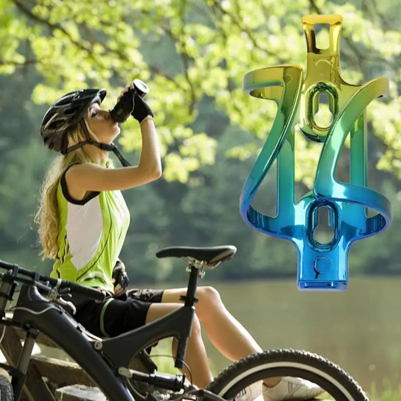 

Цельный стеллаж для чашек, стабильный легкий стеллаж для бутылок, высокая прочность, велосипедная цветная клетка для бутылок, велосипедный держатель для стаканов для воды