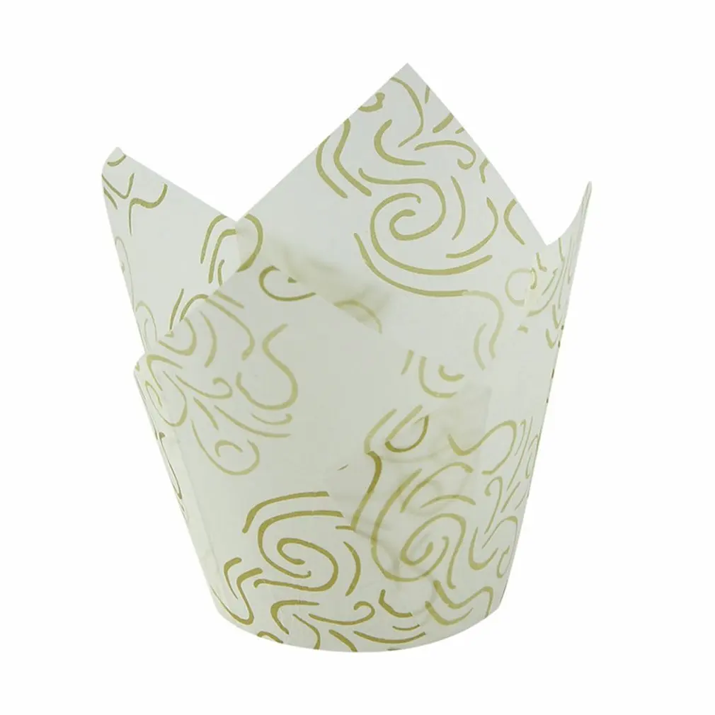 

100 Pcs Muffin Paper Wedding Muffins Paper Moulds Tulip Mould Baking Paper For Baking Classes Cake Cupcakes Baking Tools