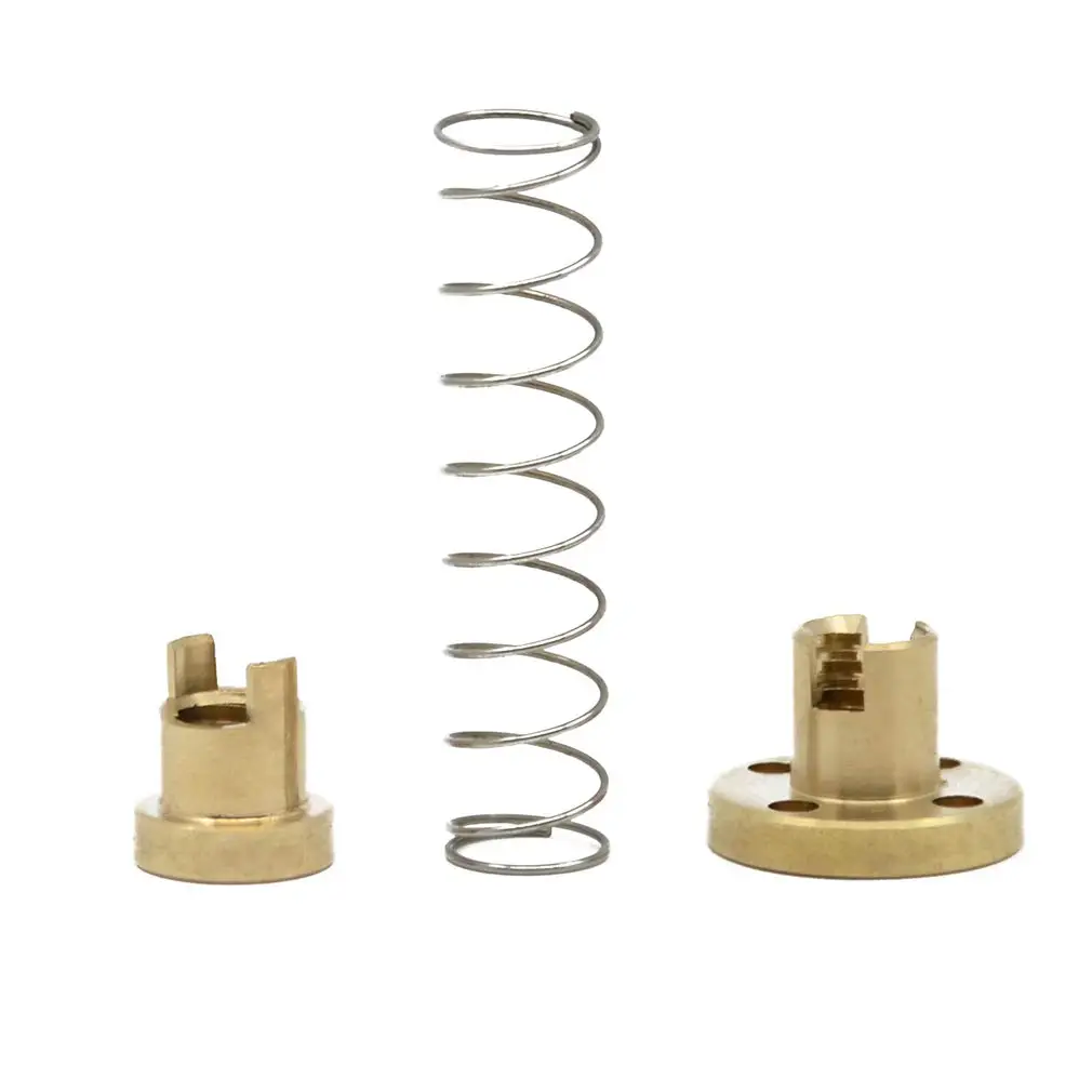 2 шт. латунные Пружинные гайки T8 для 3D-принтера 8 мм