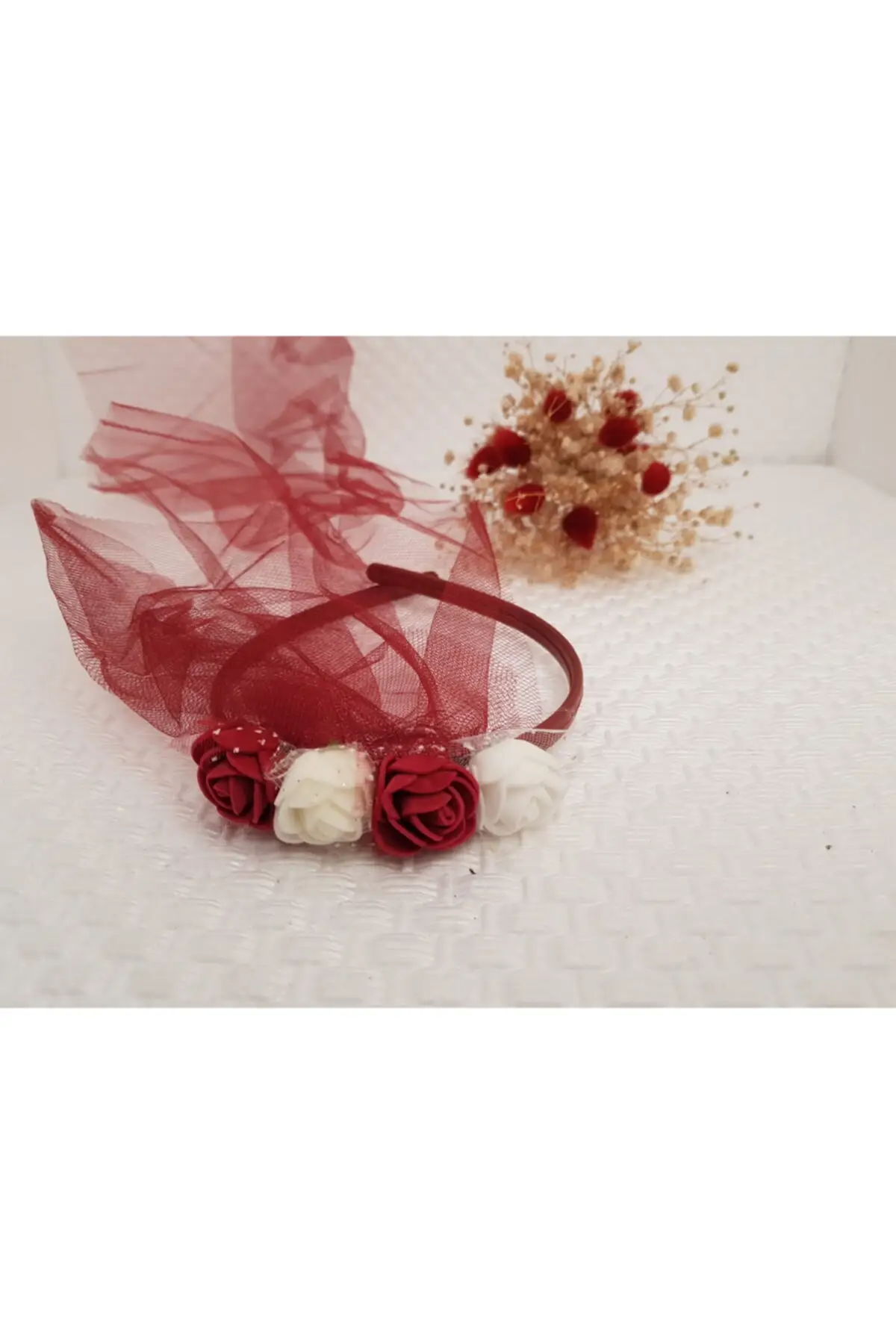 

Mega FlowersKna Supplies Gift Burgundy Nedme Crown 10 Pcs henna bride veil welon