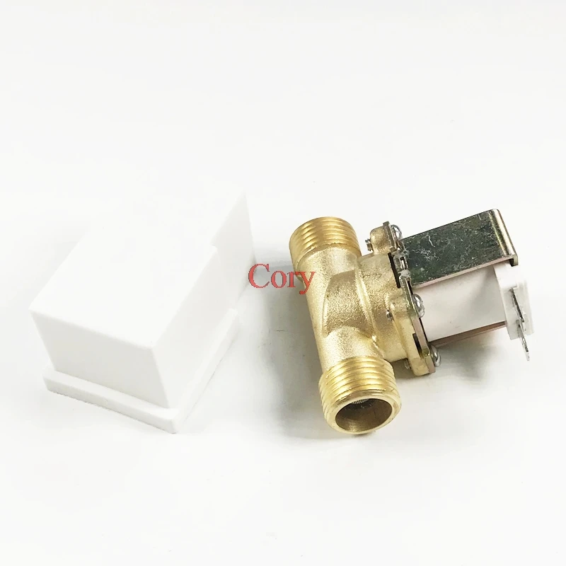 1 шт. латунный электрический электромагнитный клапан 1/2 &quotпапа DN15 для воды