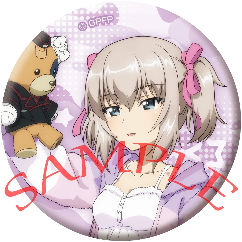 Anime GIRLS und PANZER Cosplay Reizei Mako Akiyama Yukari Nishizumi Miho Isuzu Hana Cartoon Badge Brooch Pins Accessories Gifts
