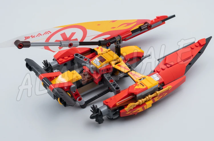 780 шт. Island Shinobi Catamaran Sea Battle Rumble Thunder Keepers отдельная лодка 60040 строительные блоки