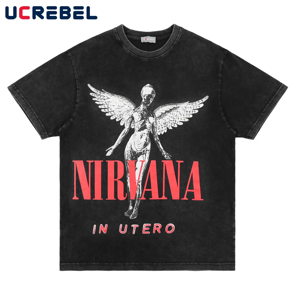 

Футболка мужская хлопковая с коротким рукавом и круглым вырезом, с принтом статуй