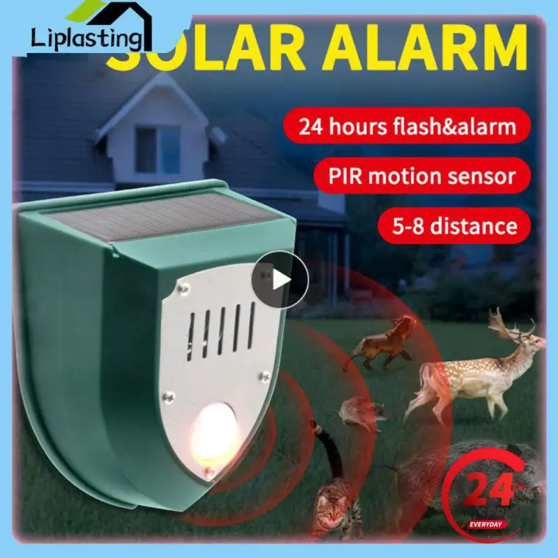 

Environmental Friendly Security Alarm System Energy Saving Siren Safety Ip 55 Waterproof Solar Alarm