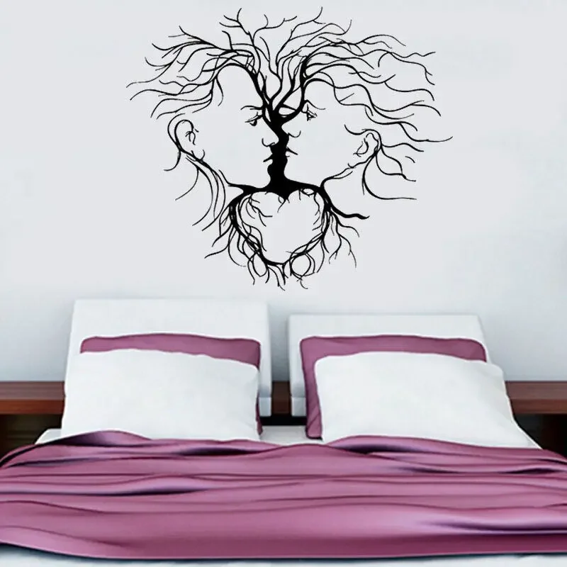 Виниловая фотобумага для пар абстрактное дерево романтическое украшение