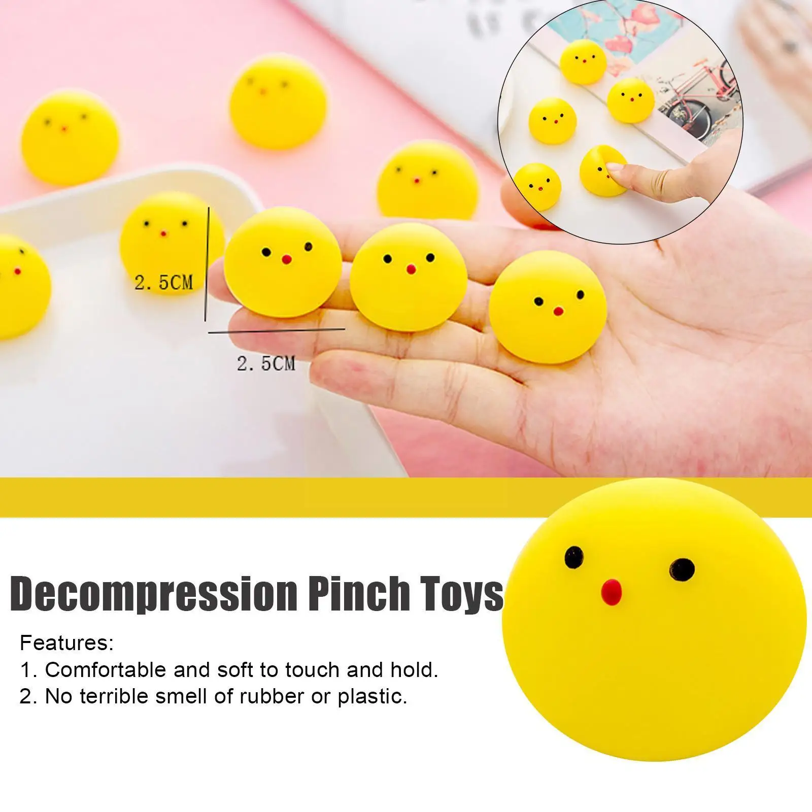 

10pcs Squishy Toys Cute Animal Antistress Ball Squeeze Mochi Gift Soft Rising Stress Squeeze Toy Abreact Relief Sticky Toy F4P0