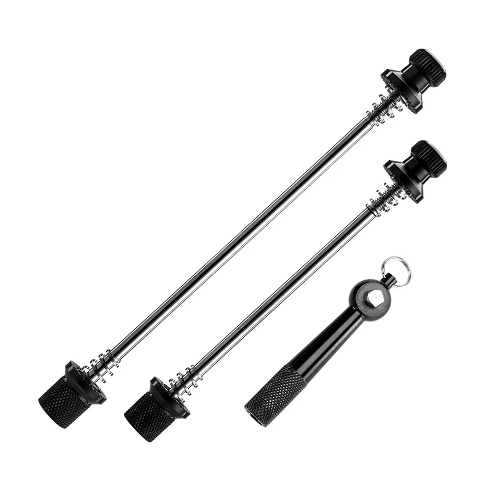 

Sports Ultralight Cycling Anti Theft Hollowed Shaft Front Aluminum Alloy Practical Quick Release Skewers Wheel Locking Rear