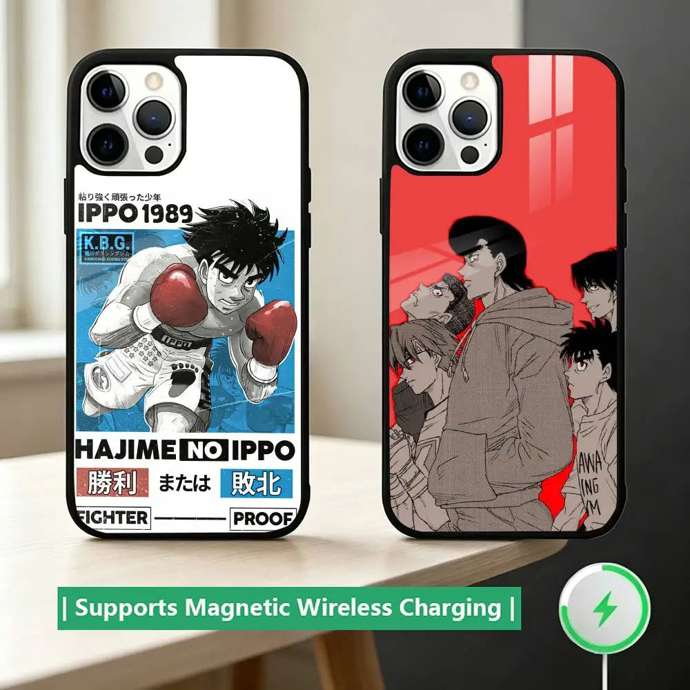 Фото Чехол для телефона Hajime no Ippo M-Makunouchi для iPhone 17, 16, 15, 14, 13, 12, 11 Plus, Pro с поддержкой магнитной беспроводной зарядки №1