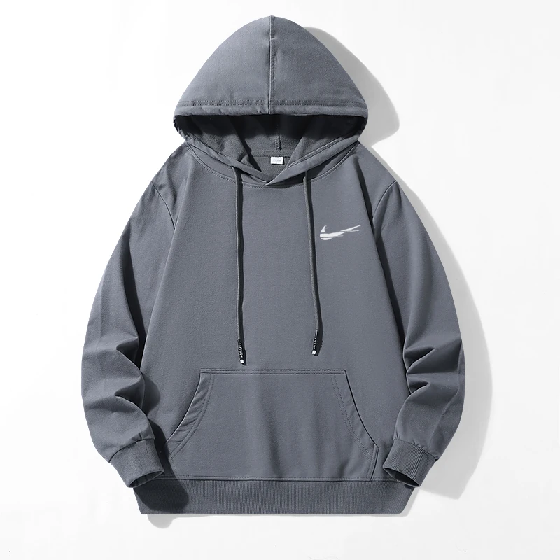 

2021 new couple casual sports suit IКNIKEС hooded sweater multi-color pure cotton trendy top