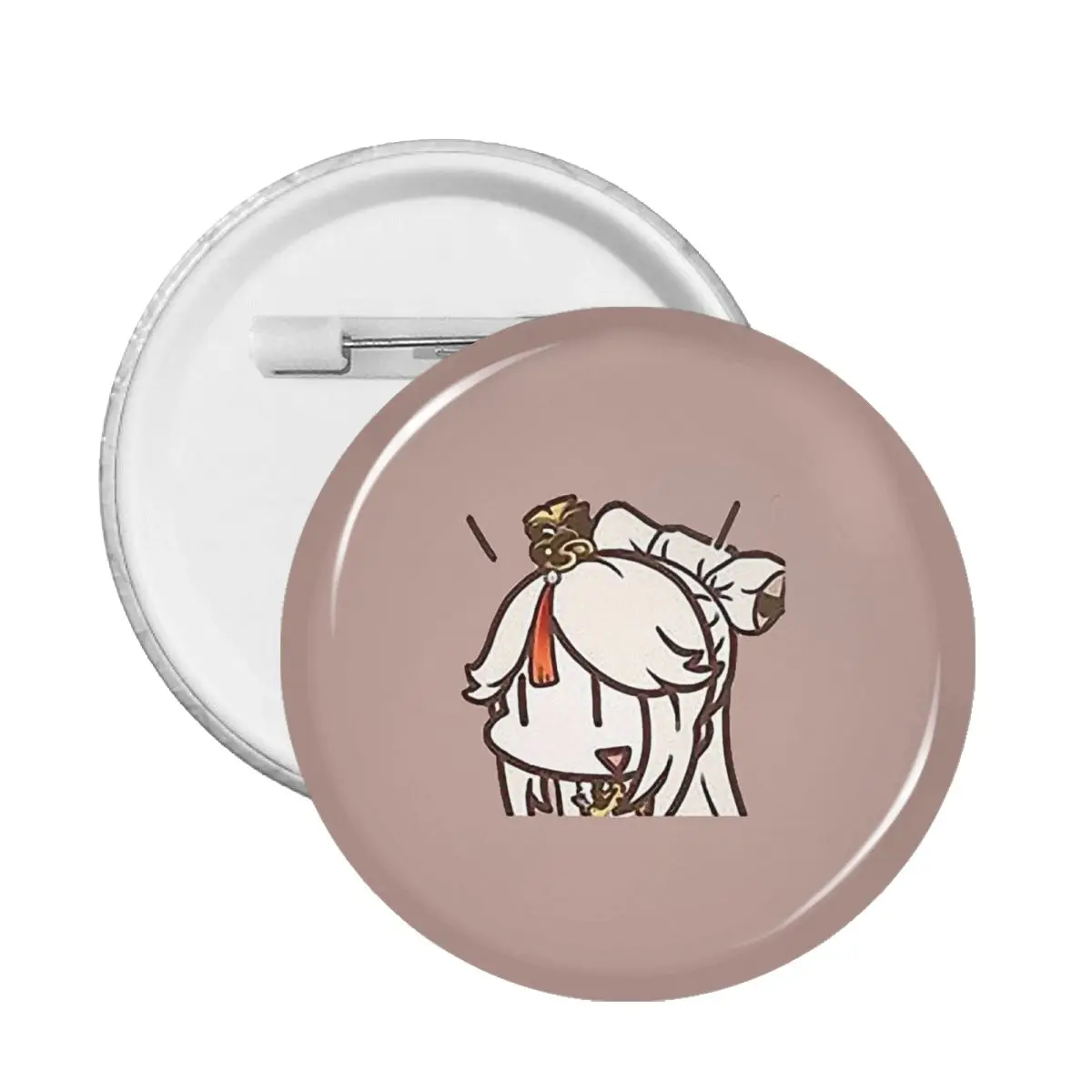 

Kawaii Chibi конденсаторная световая булавка значок Genshin ударные Приключения Игра металлические булавки для влюбленных значки броши для одежды