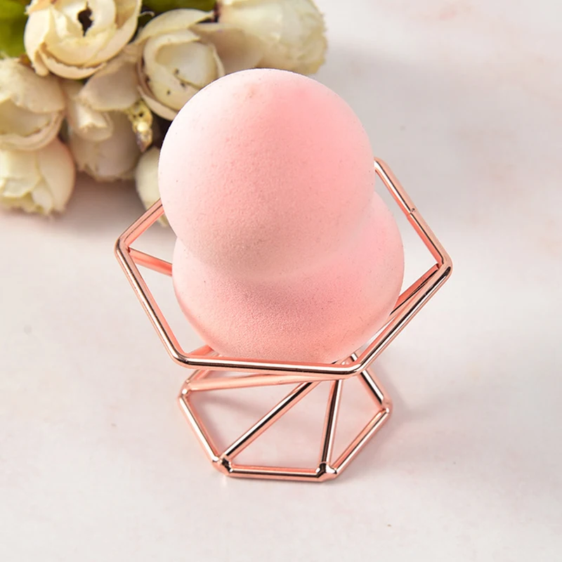 Металлическая подставка для держатель спонжа макияжа стойка хранения блендера