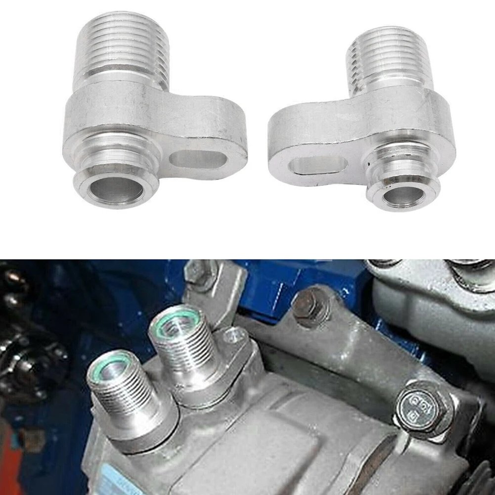 

Brand New Compressor Adapter Durable Fittings For Denso Hoses Joint Kit 1*13mm/1*16mm Parts 10S17F Tow Hook Cover