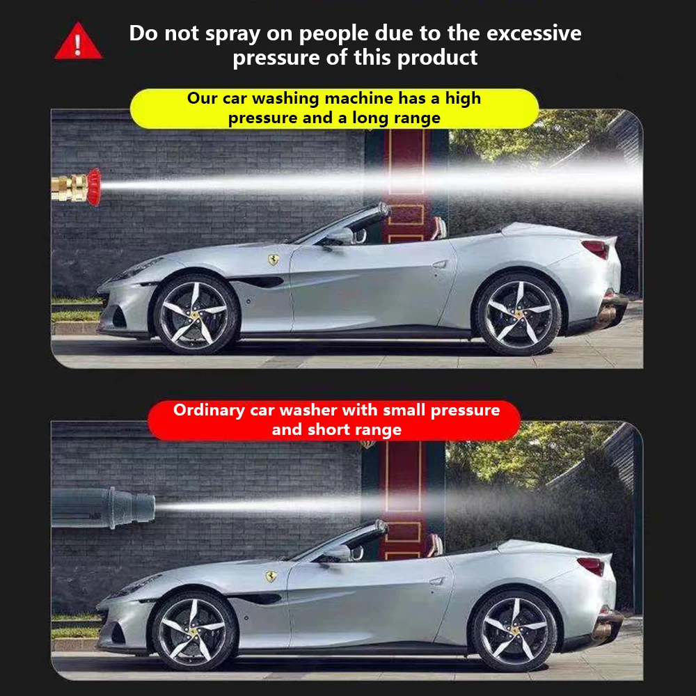 Беспроводная мойка высокого давления для автомобиля 60 бар 30000 мАч