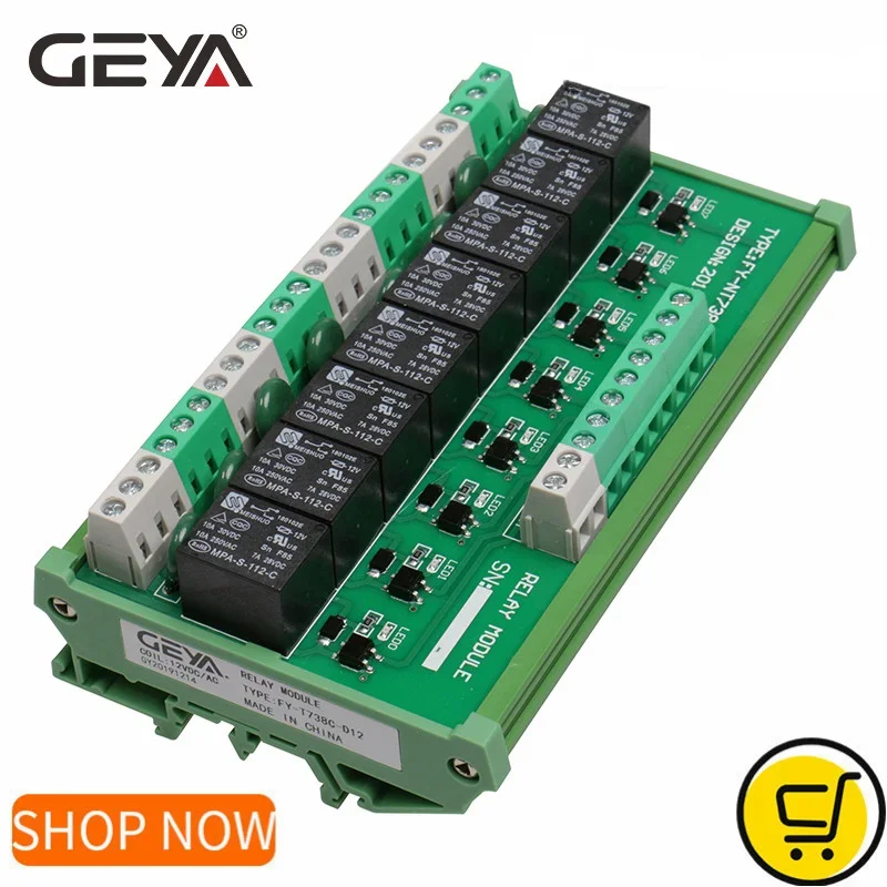 

GEYA FY-T738 8-канальный релейный модуль