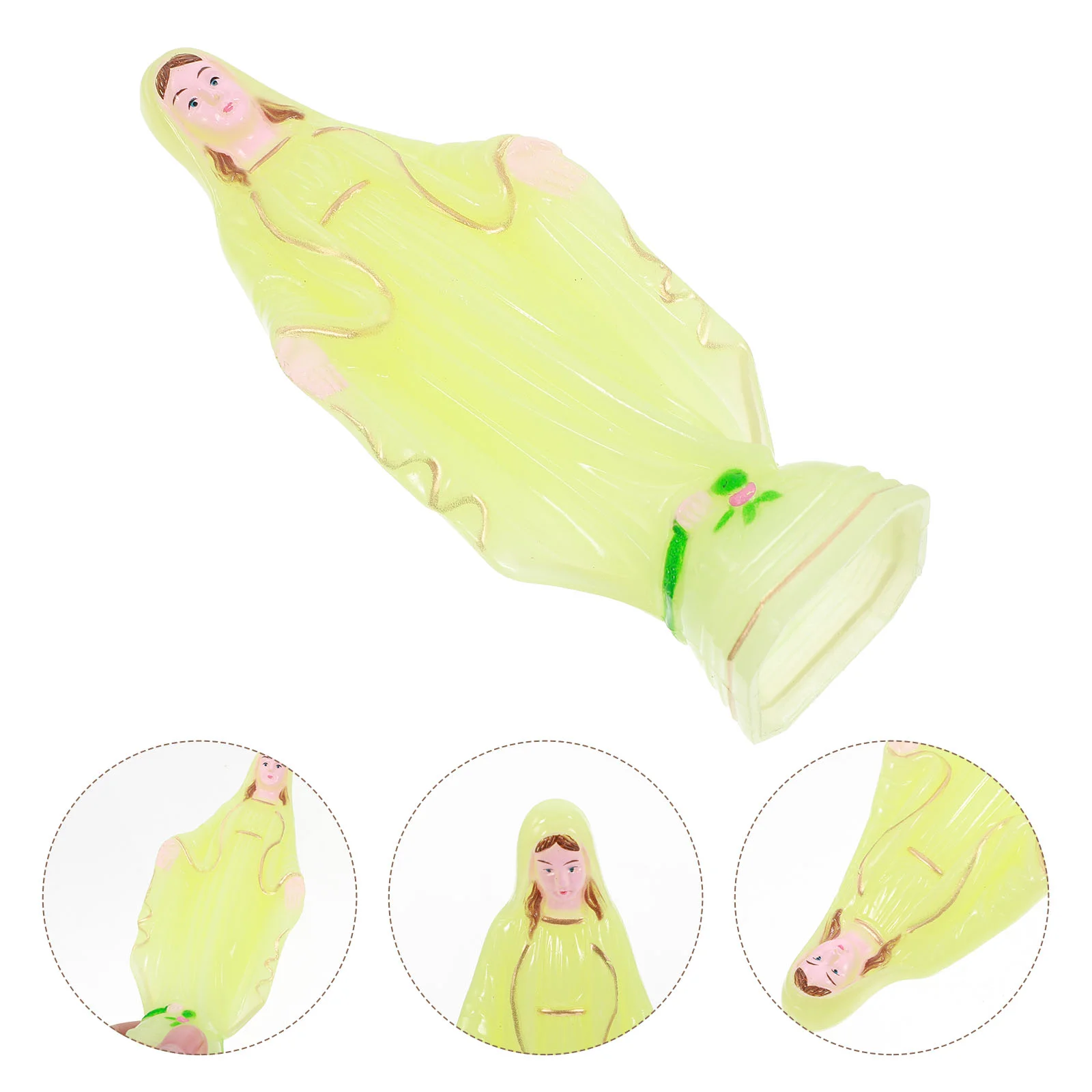 

Our Lady God Ornament Virgin Mary Adornment Church Decoration Plastic Craft Catholicism