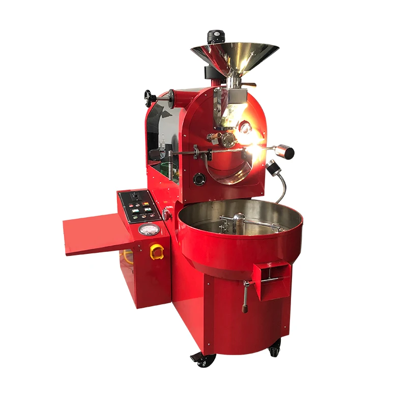 Фото Yoshan Commercial Artisan Маленький домашний электрический Tostadoras De Cafe 6 кг 5 кг 3 кг 2 кг 1,5 кг 1 кг 500 г Газовая машина для обжарки кофе №1