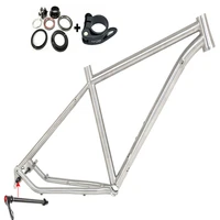 twitter bicycle frame high end mountain bike frame 27 529er qr or ta thru axle12142mm disc brake mtb titanium alloy bike frame