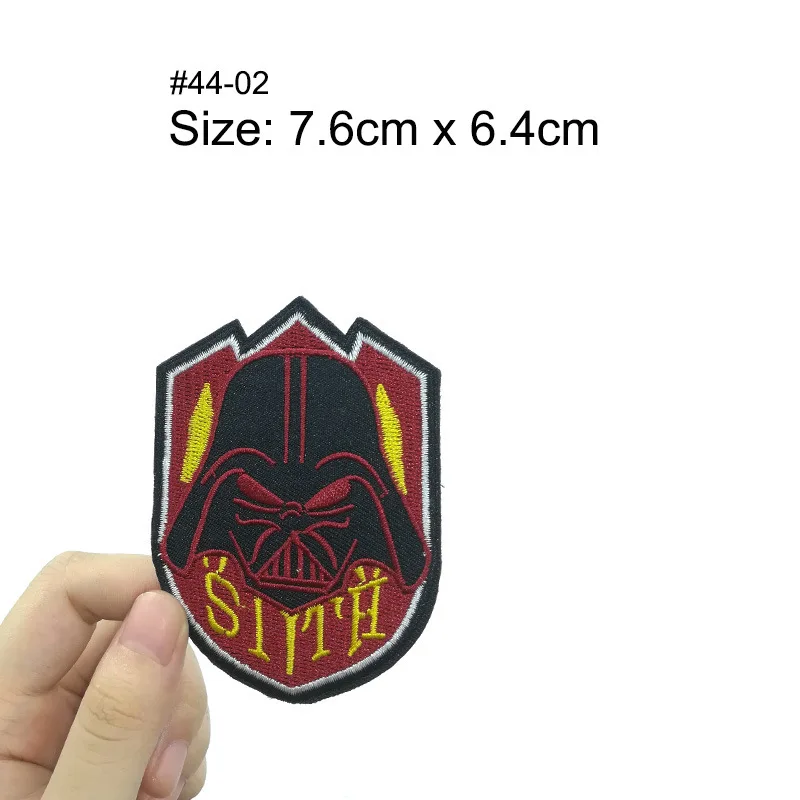 Star Wars movie Darth Vader Embroidery Patches on Clothes DIY T-shirt Pants Stickers Fusible Patch Applique Accessory Decor Gift images - 6