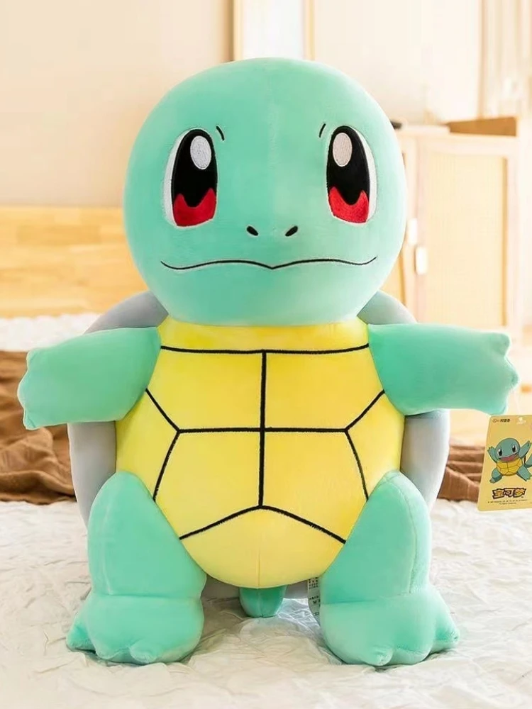 

Pokemon Jenny Turtle Plush Toy Pp Cotton Stuffed Animal Cute Big Eyes Turtle Doll Pillow Pillow Children Adult Holiday Gift