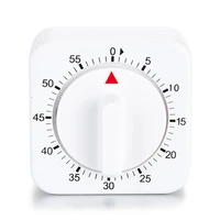 fashion design hour meter square 60 minute mechanical kitchen cooking timer alarm suitable for food preparation baking