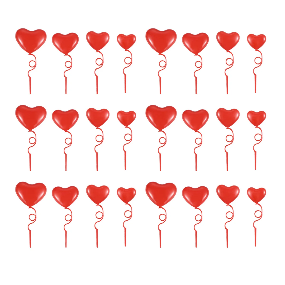 

32PCS Heart-shaped Creative Love Heart Chic Heart-shaped Cake Pick for Proposal Date