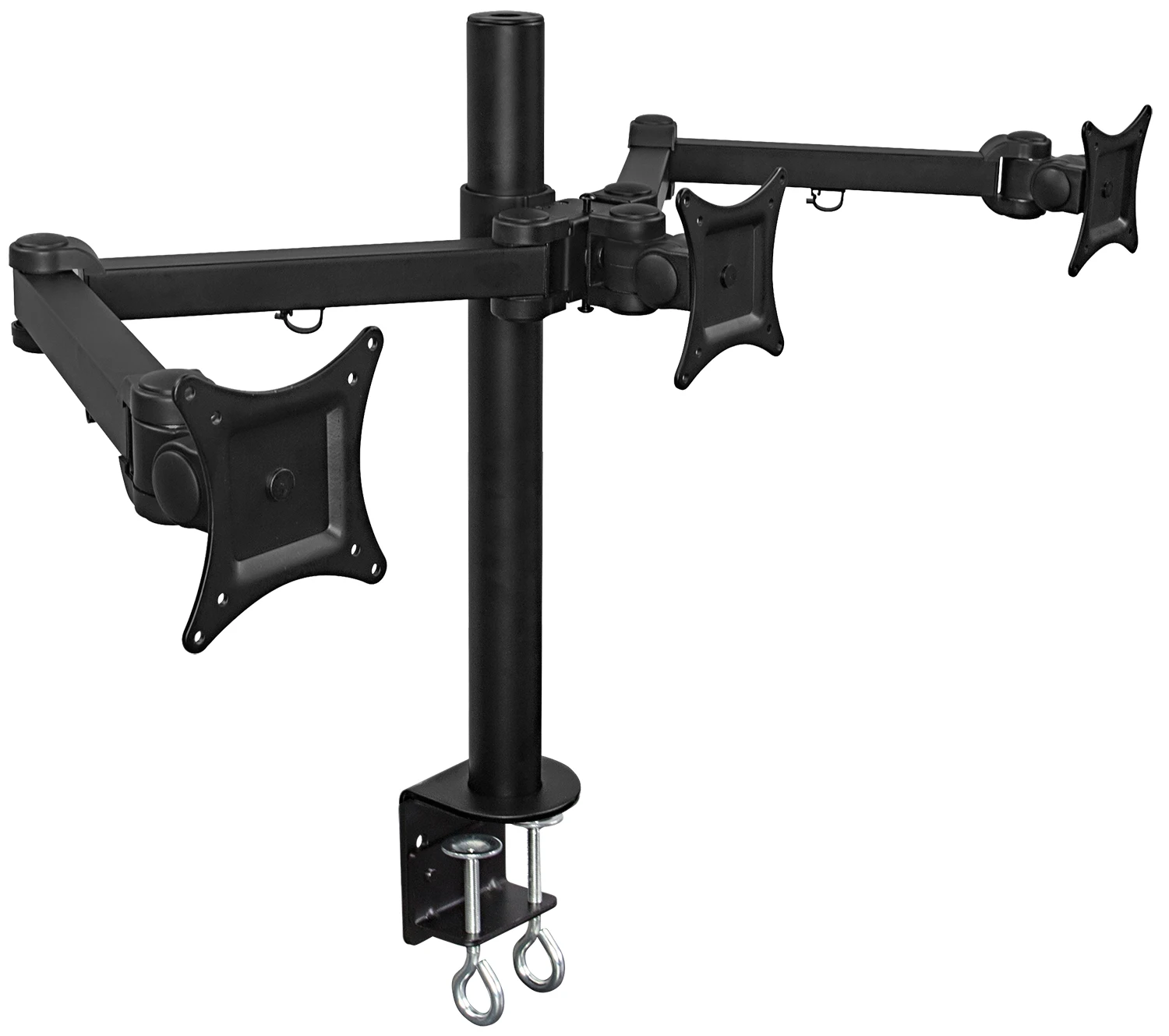 

Triple Monitor Desk Mount | Fits 13"-24" Computer Screens | Full Motion