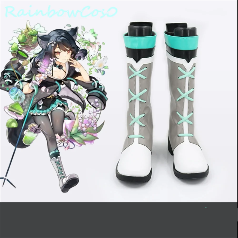 Виртуальный YouTuber VTuber Linglan Лили Linglan косплей обувь сапоги для игр аниме вечерние Хэллоуин Рождество RainbowCos0 W3085 Виртуальный YouTuber VTuber Linglan Лили Linglan косплей обувь сапоги для игр аниме вечерние Хэллоуин Рождество RainbowCos0 W3085