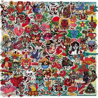 103050100pcs retro old school tattoo cool stickers diy laptop motercycle phone tablet waterproof graffiti sticker decals pack