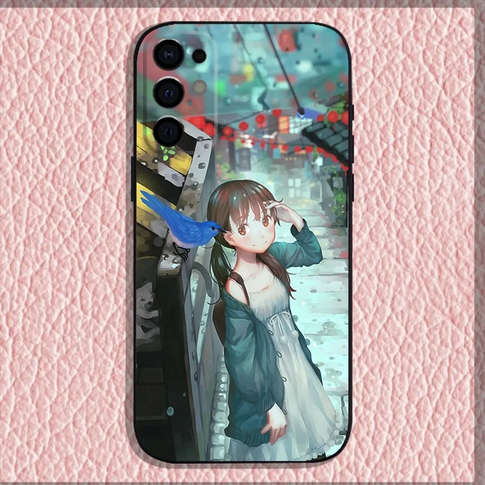 3-Gatsu no Lion Phone Case For Samsung S24 S21 S22 S23 S30 Ultra S20 Plus Fe Lite Note 10 9 5G Black Soft Shell