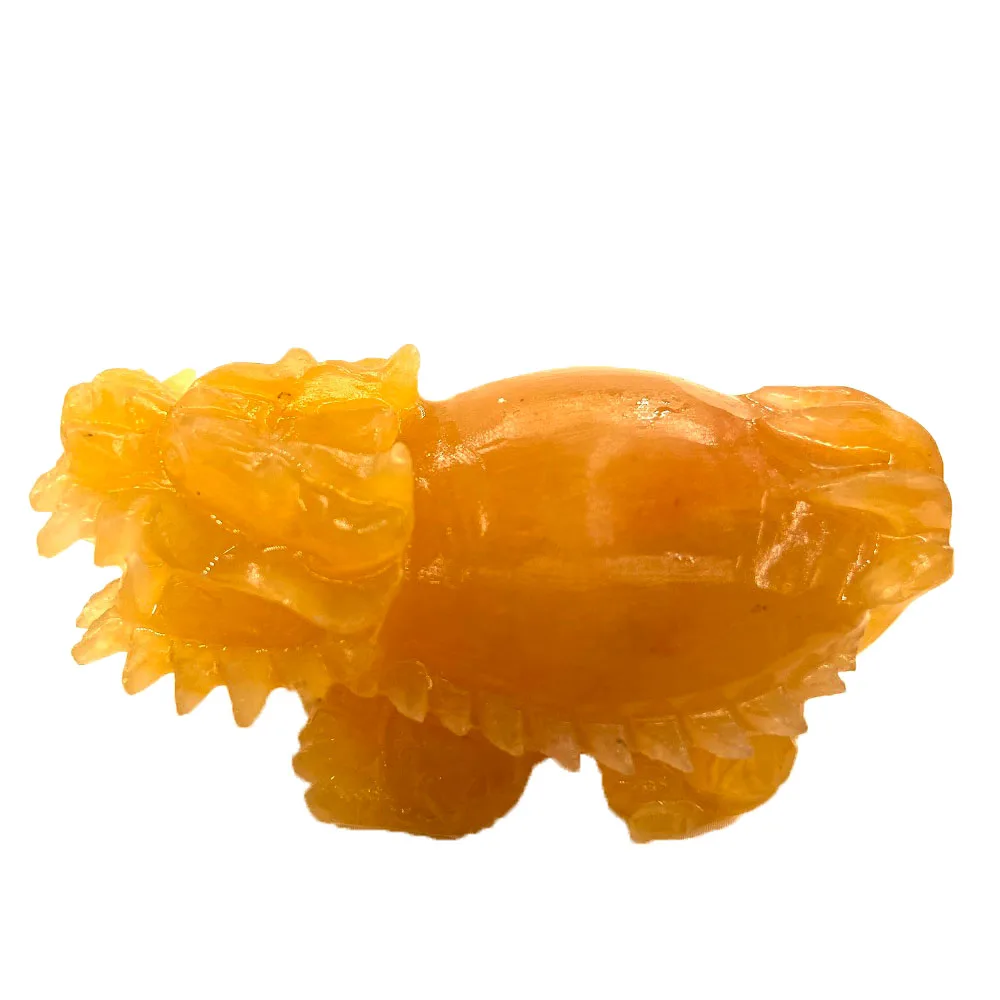 

Natural Quartz Crystal Stone Topaz Dragon Turtle Tortoise Decoration Healing Crystal Animals Figurines