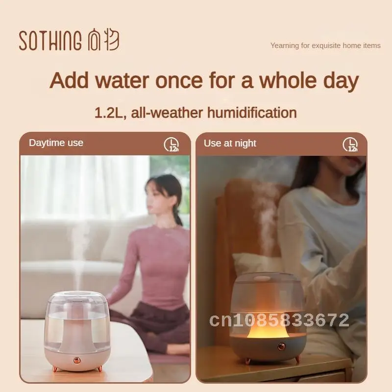 SOTHING домашний портативный увлажнитель воздуха Настольный съемный круглый