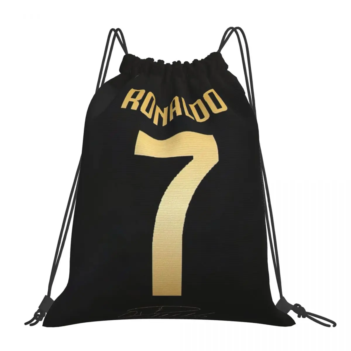 CR7-Cristiano Портативная спортивная сумка Утолщенный ремень на шнурке Рюкзак для