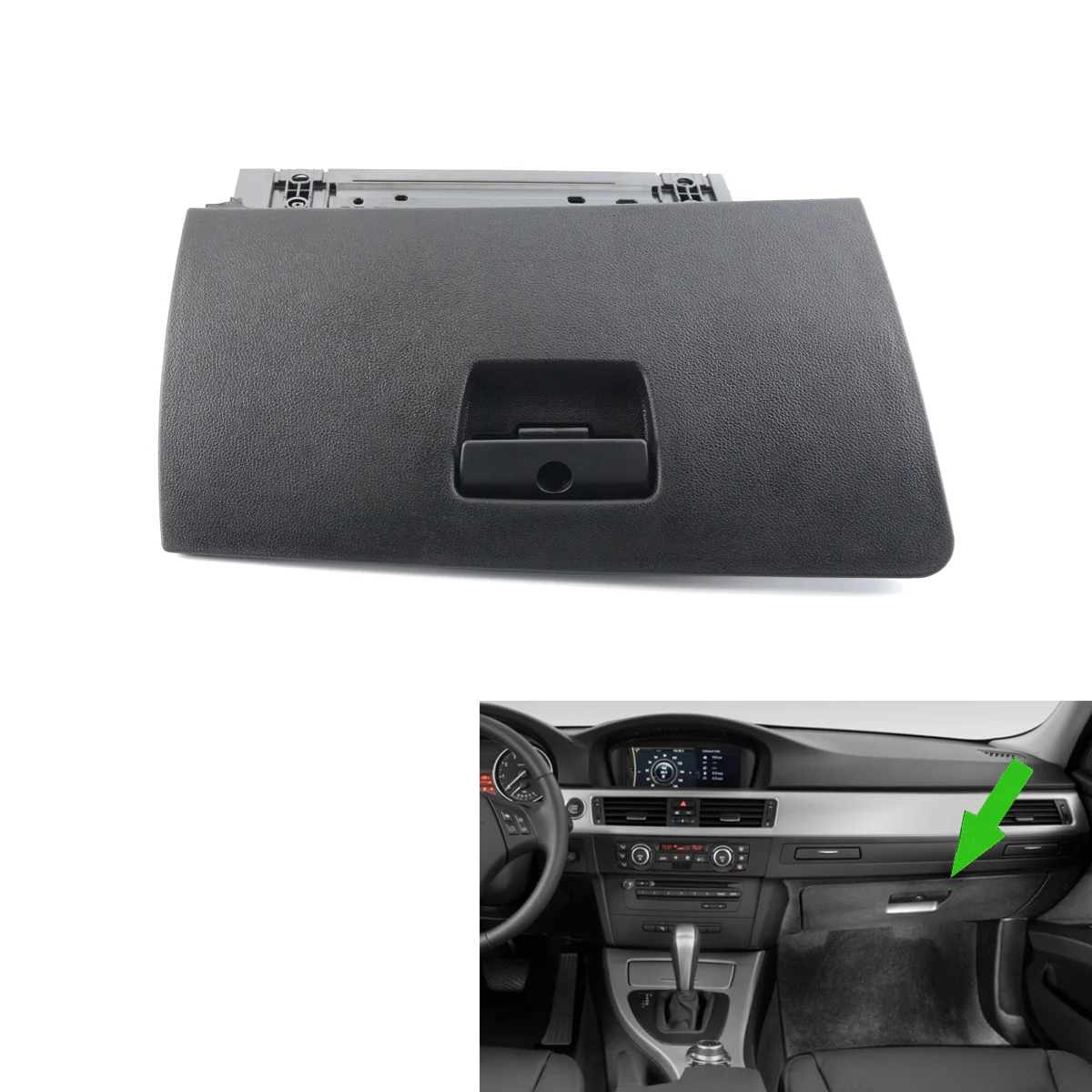 

For BMW E90 E91 E92 06-13 Dashboard Storage Compartment Glove Box Black LHD
