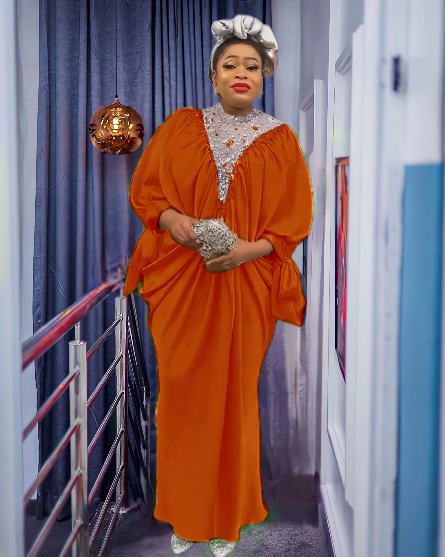 Plus Size Large Women's Dress 2023 New TIKTOK Fashion Solid Color Female Clothing Pin Bead Mesh Splice Pleated Loose Long Dress