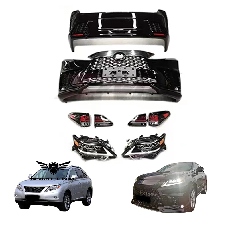 2023 Rx500h F Sport Facelift бамперы Bodykit 2009-2013 для Lexus Rx rx270 rx300 rx350 rx450 обвес комплект