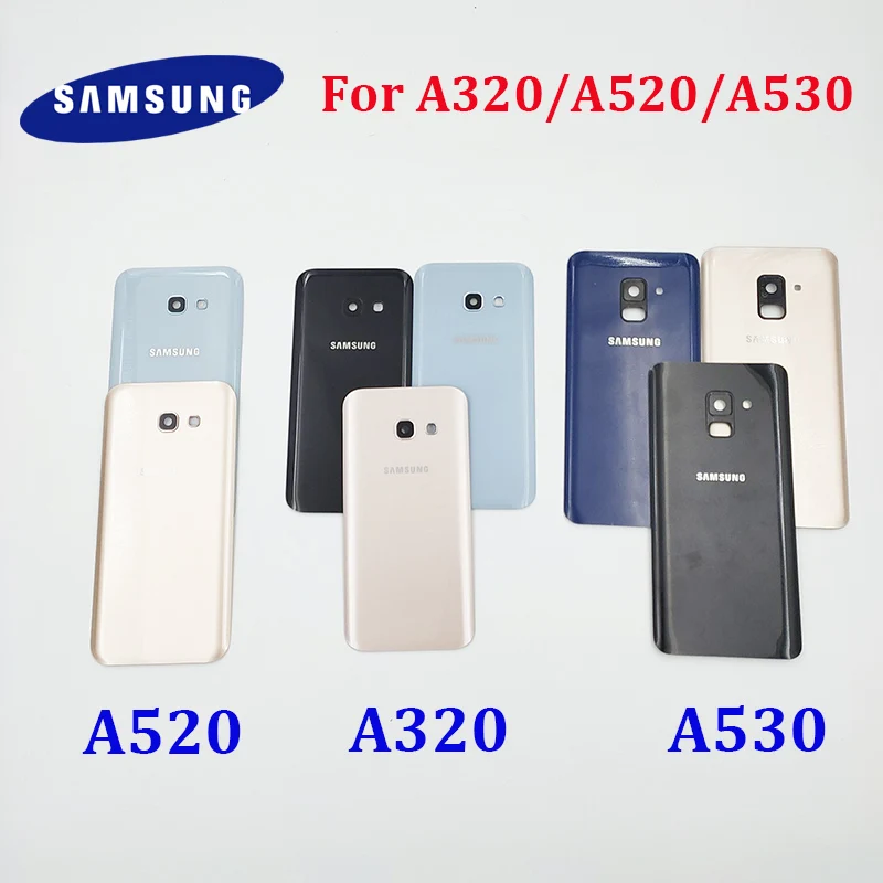 

Original Back Glass For SAMSUNG Galaxy A3/A5 2017 A320 A520 A530 A8 2018 Battery Glass Cover Rear Door Panel Housing Replacement