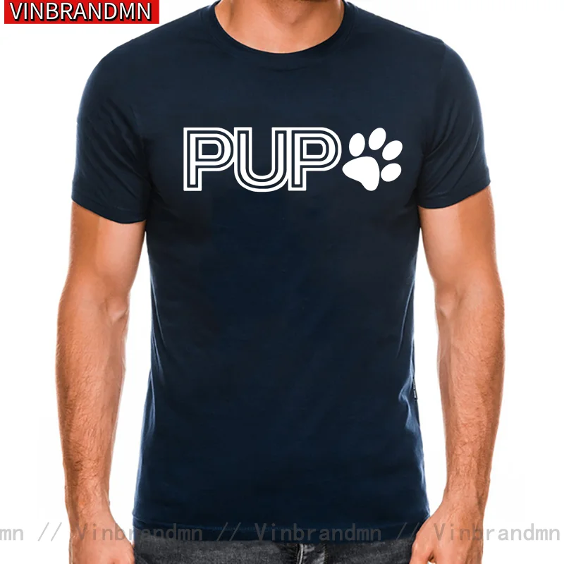 Оптовая продажа Pup Play Puppy Мужская футболка с изображением звонка для любителей