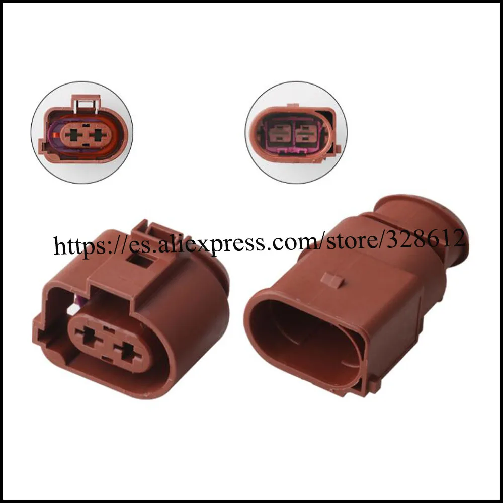 

3B0973852A 3B0973752A car wire female male cable Waterproof sheath 2 pin connector automotive Plug socket include terminal seal