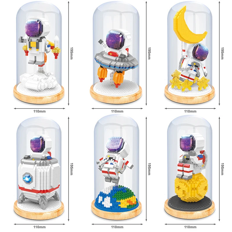 

Модель космического астронавта, строительные блоки, космический корабль, фигурка космонавта, конструктор, детские игрушки, подарок 2683-2694