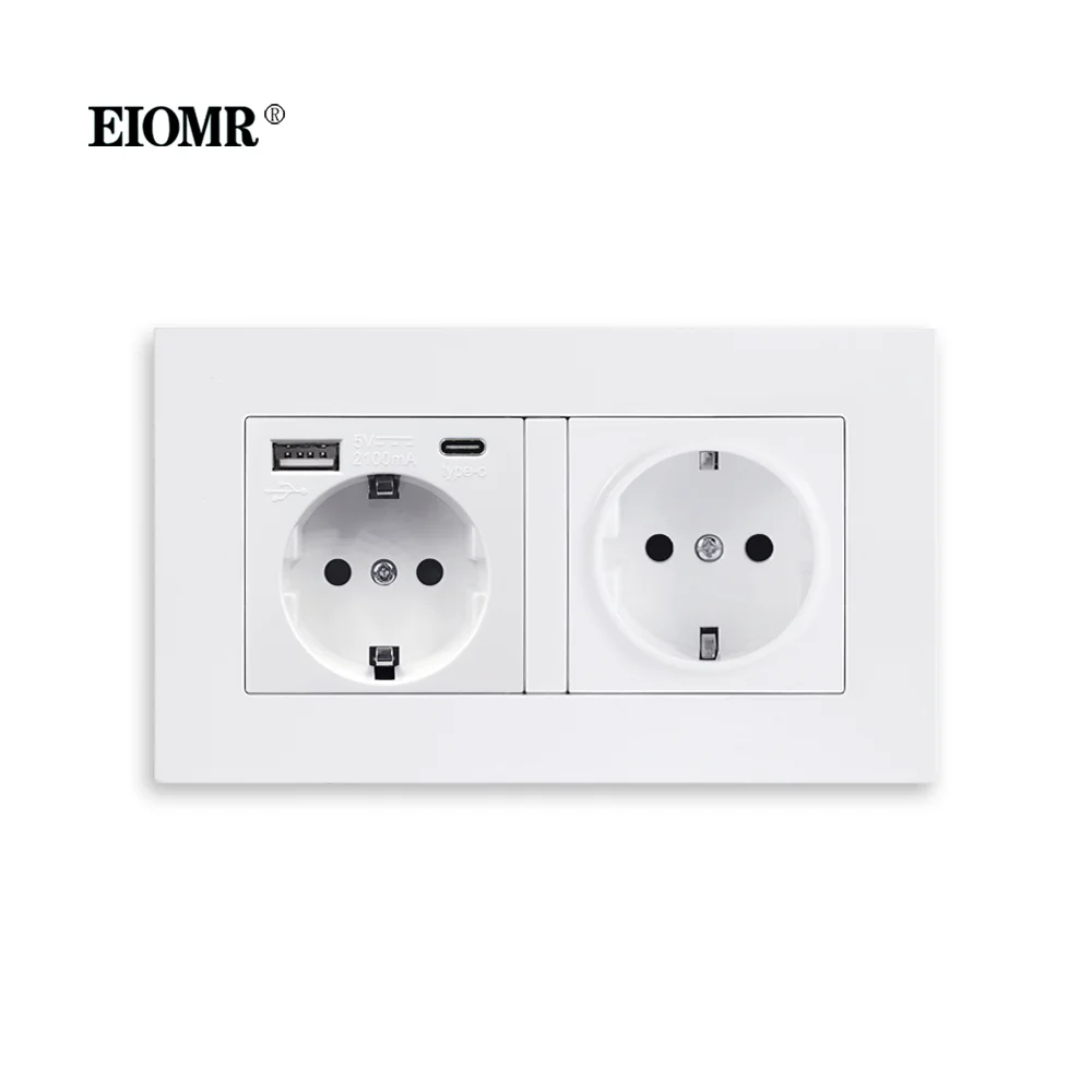 

EIOMR Розетка с портом USB-C