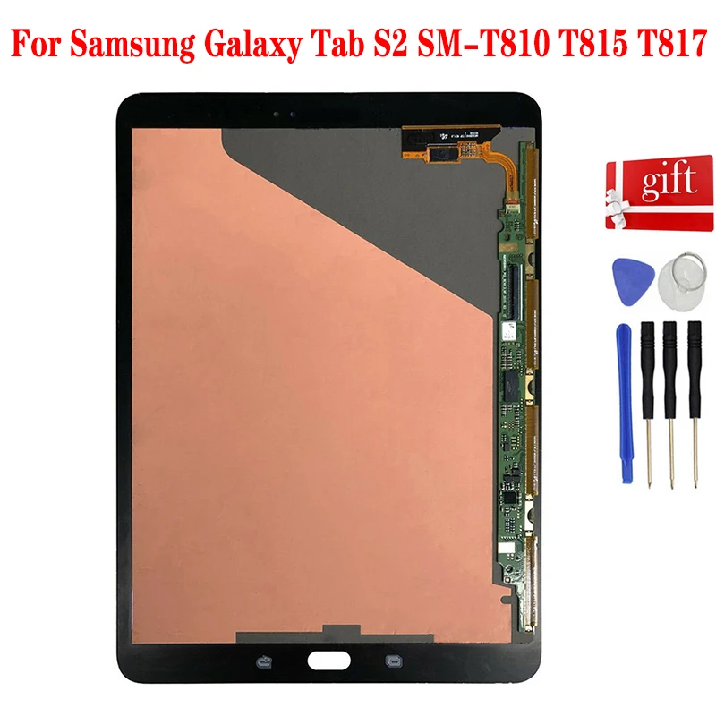 

9,7 "для Samsung Galaxy Tab S2 SM-T810 T815, ЖК-дисплей, экран, панель, модуль, матрица с сенсорным дигитайзером, сенсорное Стекло в сборе