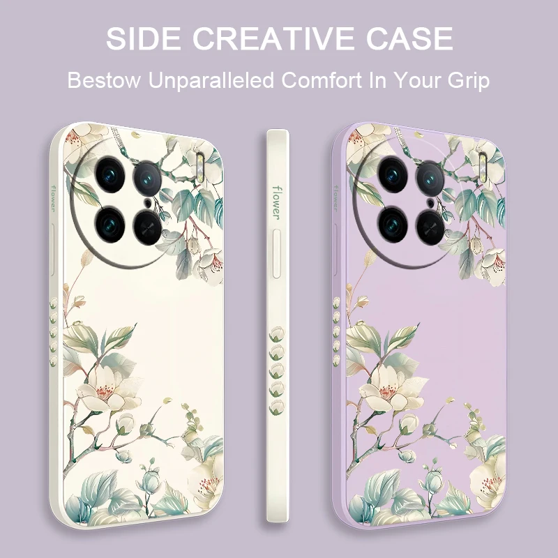 Чехол с белыми маленькими цветами и цветочным узором для Vivo Z1I Z1X Z3X Z5 Z5I U3 U10 U20