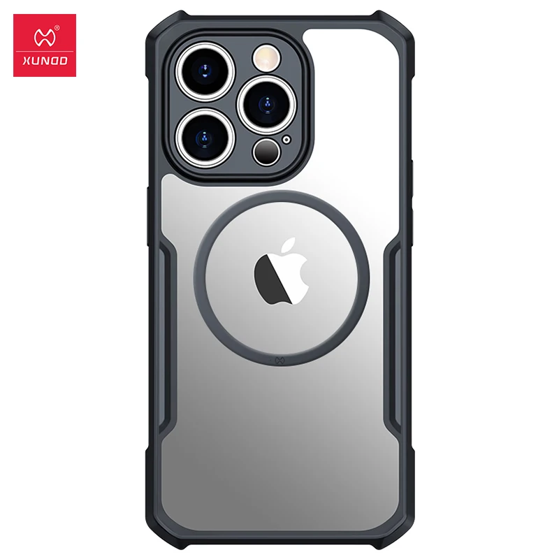 Чехол Xundd для iPhone 14 Pro Max Plus 13 12 Магнитный чехол подушки безопасности